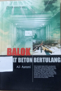 BALOK dan PLAT BETON BERTULANG