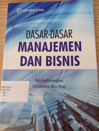 Image of Dasar-Dasar Manajemen dan Bisnis