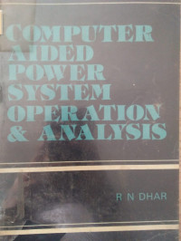 Image of COMPUTER AIDED POWER SYSTEM OPERATION & ANALYSIS
