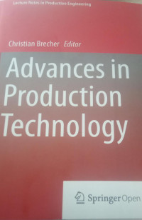 Image of Advances in Production Technology
