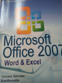 Image of MICROSOFT OFFICE WORD DAN EXCEL 2007