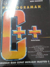 Image of PEMPROGRAMAN C++ MUDAH DAN CEPAT MENJADI MASTER C++
