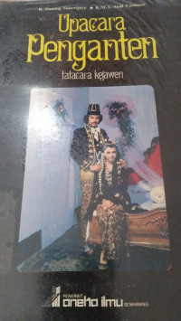 UPACARA PENGANTEN TATA CARA KEJAWEN