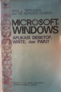 Image of Microsoft Windows Aplikasi Dekstop, Write,Dan Paint