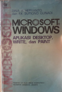 Microsoft Windows Aplikasi Dekstop, Write,Dan Paint