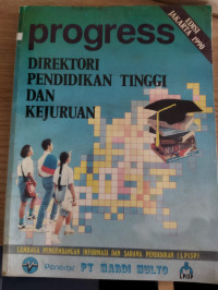 Image of PROGRESS DIREKTORI PENDIDIKAN TINNGI DAN KEJURUAN