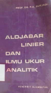 Image of ALDJABAR LINIER DAN ILMU UKUR ANALITIK