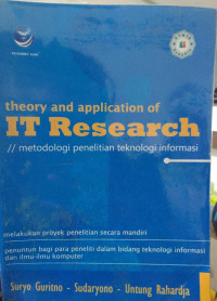 Image of theory and application of IT Research