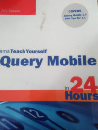 Image of SAMS TEACH YOURSELF JQUERY MOBIL IN 24 HOUSE