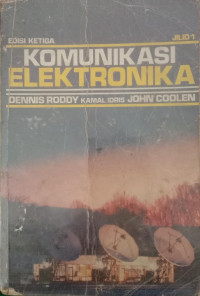 Image of KOMUNIKASI ELEKTRONIKA JILID 1