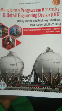 Image of Manajemen Pengawasan Konstruksi & Detail Engineering Design [DED]