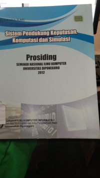 Image of Simulasi Pendukung Keputusan Komputasi Dan Simulasi