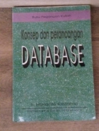 Image of Konsep DAN PERANCANGAN DATA BASE