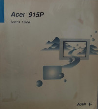 Image of ACER 915P USER'S GUIDE