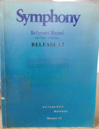 Image of SYMPHONY REFERENCE MANUAL GETTING STARTED