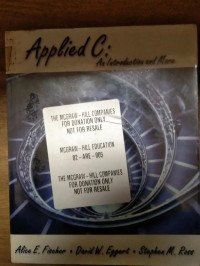 Image of APPLIED C: AN INTRODUCTION AND MORE