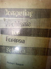 Computing Probelms For Fortran Solution