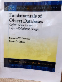 Image of Fundamentals of object databases