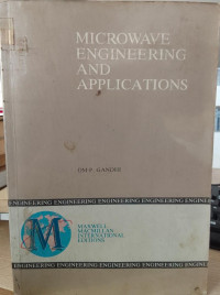 Image of MICROWAVE ENGINEERING AND APPLICATIONS
