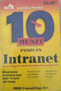 10 MENIT PANDUAN INTRANET