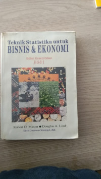 Image of TEKNIK STATISKA UNTUK BISNIS & EKONOMI