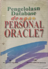 pengelolaan database dengan personal oracle 7