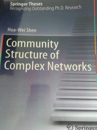 COMUMMUNITY STRUCTURE OF COMPLEX NETWORKS