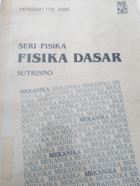 Image of SERI FISIKA FISIKA DASAR JILID 1
