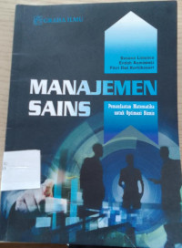 Image of MANAJEMEN SAINS