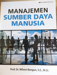 Image of MANAJEMEN SUMBER DAYA MANUSIA