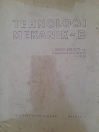 Image of TEHNOLOGI MEKANIK - B