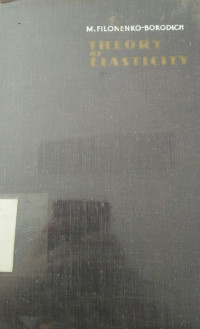 Image of THEORY OF ELASTICITY