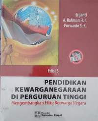 PENDIDIKAN KEWARGANEGARAAN DI PERGURUAN TINGGI