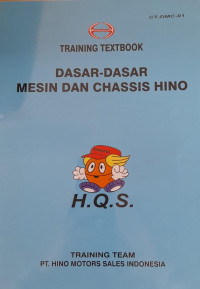 Image of TRAINING TEXTBOOK DASAR-DASAR MESIN DAN CHASSIS HINO