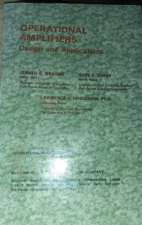 Image of OPERATIONAL AMPLIFIERS Design and Applications