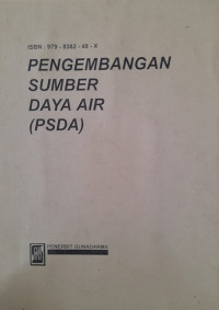 PENGEMBANGAN SUMBER DAYA AIR (PSDA)