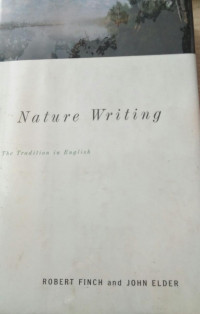 Nature Writing The Tradition in English