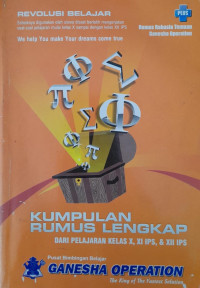 KUMPULAN RUMUS LENGKAP DARI PELAJARAN X, XI IPS & XII IPS