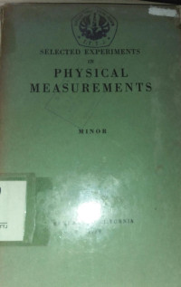 Image of SELECTED EXPERIMENTS IN PHYSYCAL MEASUREMENTS