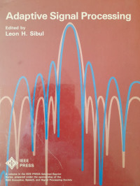 Image of ADAPTIVE SIGNAL PROCESING
