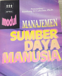 Image of MANAJEMEN SUMBER DAYA MANUSIA