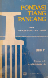 Image of PONDASI TIANG PANCANG JILID 2