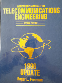Image of REFERENCE MANUAL FOR TELECOMMUNICATIONS ENGINEERING