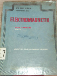 Image of SERI BUKU SCHAUM TEORI DAN SOAL - SOAL ELEKTROMAGNETIK
