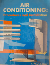Image of AIR CONDITIONING: Procedures and Installation