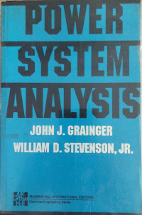 Image of POWER SYSTEM ANALYSIS