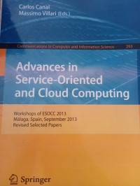 Advance in Service-Oriented and Cloud Computing