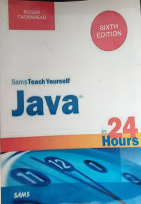 Sams Teach Yourself JAVA in Hours 24