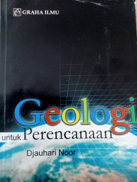 Image of GEOLOGI untuk Perencanaan