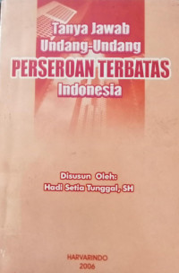 Image of TANYA JAWAB Undang-undang PERSEROAN TERBATAS Indonesia